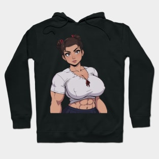 Buff Mexican Woman Hoodie